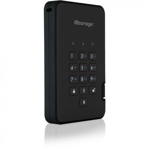 IStorage DiskAshur2 HDD 1 TB | Secure Portable Hard Drive | Password Protected | Dust/Water Resistant | Hardware Encryption IS DA2 256 1000 B Alternate-Image7/500