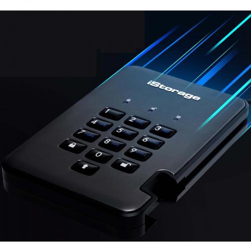 IStorage DiskAshur PRO2 HDD 4 TB | Secure Hard Drive | FIPS Level 3 Certified | Password Protected | Dust/Water Resistant. IS DAP2 256 4000 C X Alternate Image7/500
