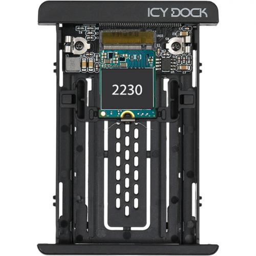 Icy Dock MB705M2P B Drive Enclosure For 2.5"   U.2 (SFF 8639) Host Interface External   Black Alternate-Image7/500