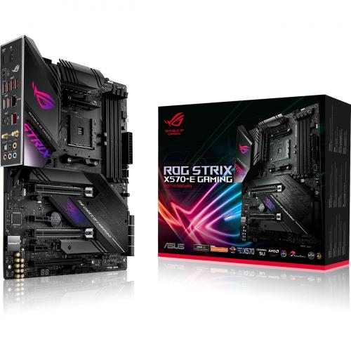Asus ROG Strix X570 E Gaming Desktop Motherboard   AMD X570 Chipset   Socket AM4   ATX Alternate-Image7/500