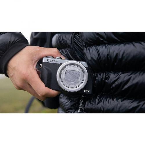 Canon PowerShot G7 X Mark III 20.1 Megapixel Compact Camera   Silver Alternate-Image7/500