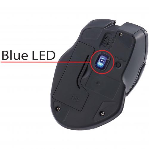Verbatim USB C&trade; Wireless Blue LED Mouse   Graphite Alternate-Image7/500