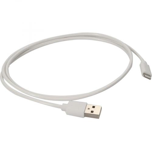 AddOn 1m Apple Computer Compatible USB 2.0 (A) Male To Lightning Male White Cable Alternate-Image7/500