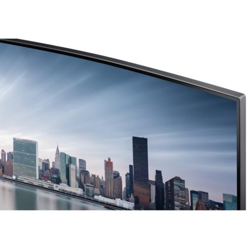 Samsung C34H890WGN 34" Class WQHD Curved Screen LCD Monitor   21:9   Silver   TAA Compliant Alternate-Image7/500