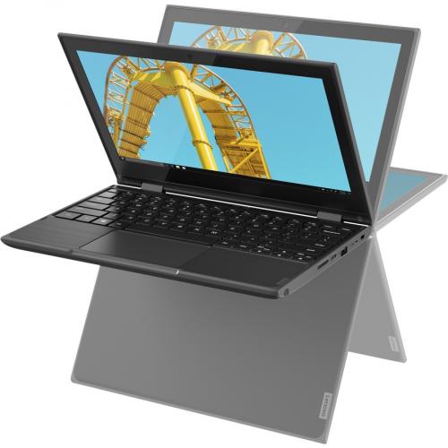 Lenovo 300e Windows 2nd Gen 81M9007UUS 11.6" Touchscreen 2 In 1 Notebook   HD   1366 X 768   Intel Celeron N4120 Quad Core (4 Core) 1.10 GHz   4 GB Total RAM   128 GB SSD   Gray Alternate-Image7/500