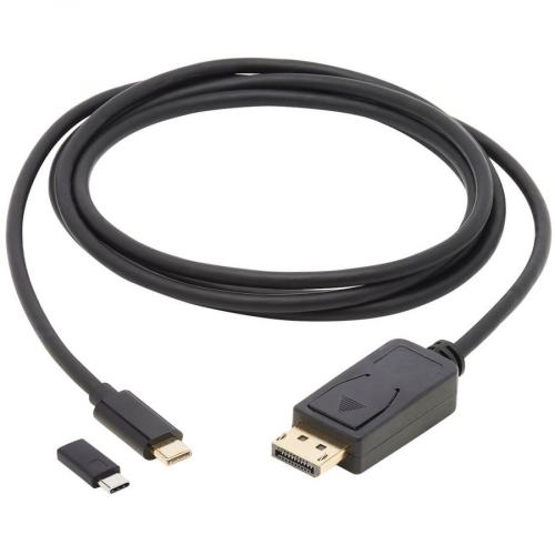 Eaton Tripp Lite Series USB C To DisplayPort Bi Directional Active Adapter Cable (M/M), 4K 60 Hz, HDR, Locking DP Connector, 6 Ft. (1.8 M) Alternate-Image7/500