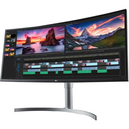 LG Ultrawide 38BN95C W 38" Class UW QHD+ Curved Screen Gaming LCD Monitor   21:9   Textured Black, Textured White, Silver Alternate-Image7/500