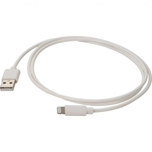 AddOn 1.0m (3.3ft) USB 2.0 (A) Male To Lightning Male White Cable Alternate-Image7/500