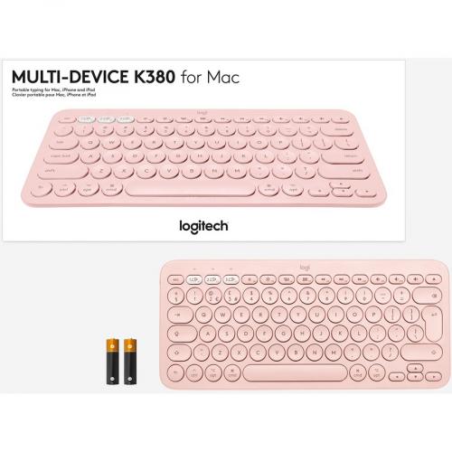 Logitech K380 Multi Device Bluetooth Keyboard For Mac Alternate-Image7/500