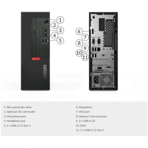 Lenovo ThinkCentre M70c 11GL002AUS Desktop Computer - Intel Core