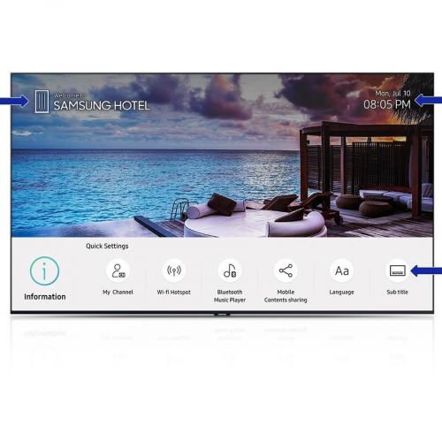 Samsung NT670U HG43NT670UF LED LCD TV   4K UHDTV   Black Alternate-Image7/500