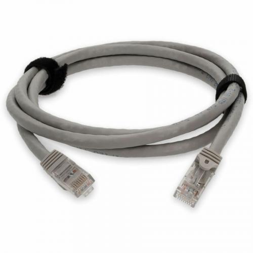 AddOn 10ft RJ 45 (Male) To RJ 45 (Male) Gray Cat6A UTP PVC Copper Patch Cable Alternate-Image7/500
