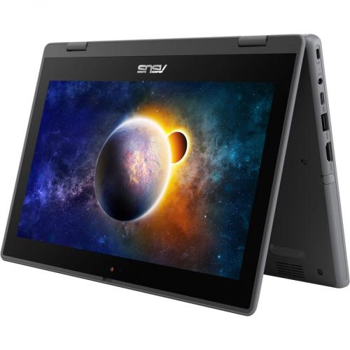 Asus BR1100F BR1100FKA XS04T 11.6" Touchscreen Rugged Convertible 2 In 1 Notebook   HD   1366 X 768   Intel Celeron N4500 Dual Core (2 Core) 1.10 GHz   4 GB Total RAM   128 GB Flash Memory   Dark Gray Alternate-Image7/500
