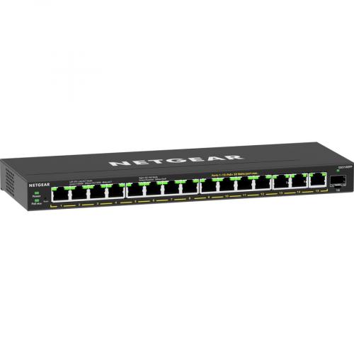 Netgear 16 Port High Power PoE+ Gigabit Ethernet Plus Switch (231W) With 1 SFP Port Alternate-Image7/500