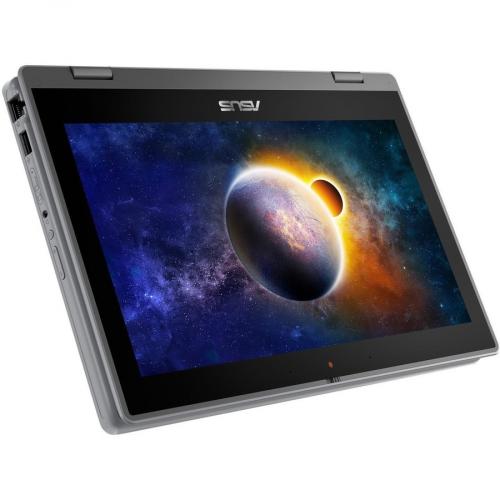 Asus BR1100F BR1100FKA 502YT LTE 11.6" Touchscreen Rugged Convertible 2 In 1 Notebook   HD   1366 X 768   Intel Celeron N4500 Dual Core (2 Core) 1.10 GHz   4 GB Total RAM   64 GB Flash Memory   Star Gray Alternate-Image7/500