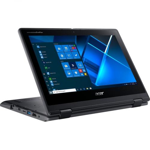 Acer TravelMate Spin B3 B311R 31 TMB311R 31 C8GZ 11.6" Touchscreen Convertible 2 In 1 Notebook   HD   1366 X 768   Intel Celeron N4020 Dual Core (2 Core) 1.10 GHz   4 GB Total RAM   64 GB Flash Memory Alternate-Image7/500