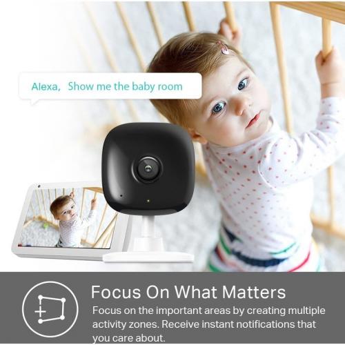 TP Link Kasa Spot KC400   2K Security Camera For Baby Monitor, 4MP HD Indoor Camera For Home Security With Motion Detection Alternate-Image7/500