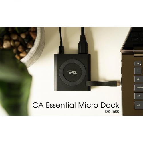Cyber Acoustics DS 1500 CA Essential Micro Docking Station Alternate-Image7/500