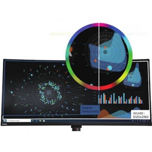 Lenovo ThinkVision P40w 20 39.7" WUHD IPS 75Hz 6ms Curved Monitor Alternate-Image7/500