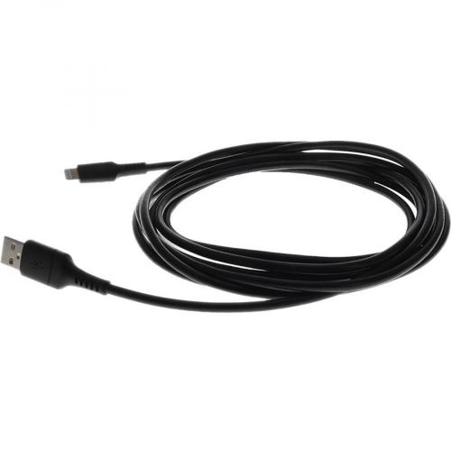 AddOn 2.0m (6.6ft) USB 2.0 (A) Male To Lightning Male Sync And Charge Black Cable Alternate-Image7/500