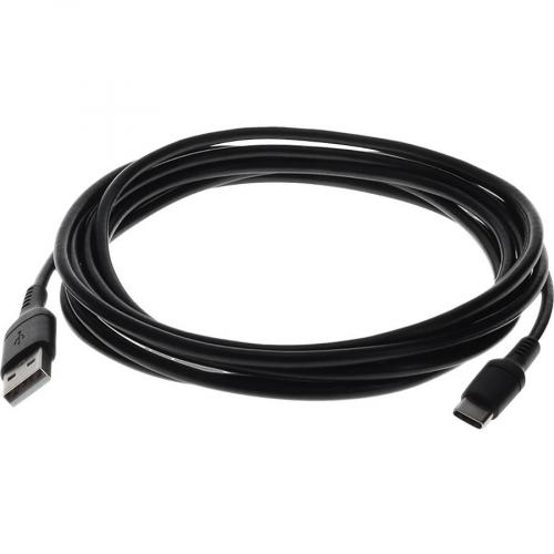 AddOn 2.0m (6.6ft) USB C Male To USB 2.0 (A) Male Sync And Charge Black Cable Alternate-Image7/500