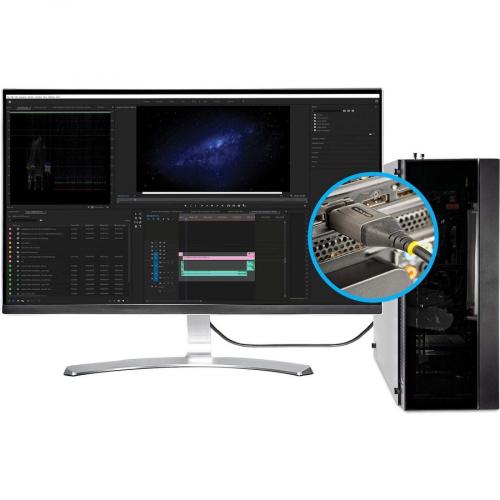 StarTech.com 6ft (2m) VESA Certified DisplayPort 1.4 Cable, 8K 60Hz HDR10, UHD 4K 120Hz Video, DP To DP Monitor Cord, DP 1.4 Cable, M/M Alternate-Image7/500