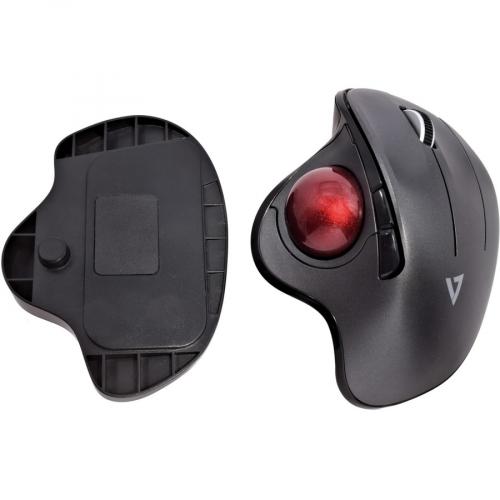 V7 Vertical Ergonomic Trackball Mouse, Wireless 6 Button Auto Speed Dpi, Ergo Alternate-Image7/500