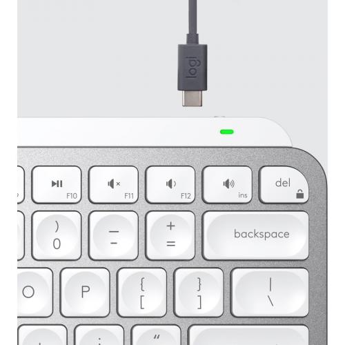 Logitech MX Keys Mini For Business (Pale Grey)   Brown Box Alternate-Image7/500