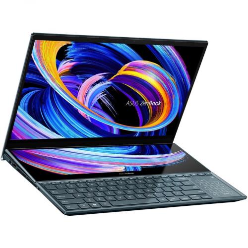 Indskrive lure terrorisme Asus ZenBook Pro Duo 15 UX582 15.6" Touchscreen Notebook Intel Core  i9-11900H 32GB RAM 1TB SSD NVIDIA GeForce RTX 3060 6GB Celestial Blue -  antonline.com