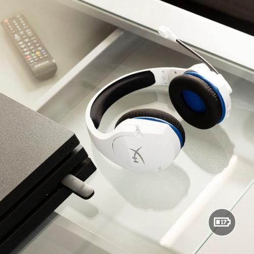 Core - PS5-PS4 Cloud Headset HyperX Wireless Stinger - (White-Blue) Gaming