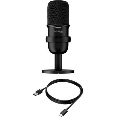 HyperX SoloCast Wired Condenser Microphone   Black Alternate-Image7/500