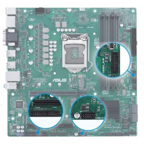 Asus B660M C D4 CSM Desktop Motherboard   Intel B660 Chipset   Socket LGA 1700   Intel Optane Memory Ready   Micro ATX Alternate-Image7/500