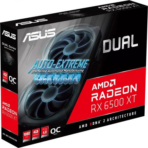 Asus AMD Radeon RX 6500 XT Graphic Card   4 GB GDDR6 Alternate-Image7/500