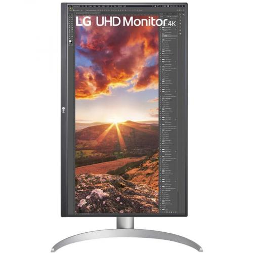 LG 27BP85UN W 27" Class 4K UHD Gaming LCD Monitor   16:9   Silver, Black, White Alternate-Image7/500