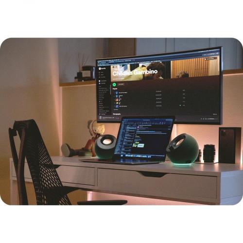 Creative amps up distinctive Pebble Pro desktop speakers