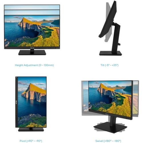 Asus BE24ECSBT 24" Class LCD Touchscreen Monitor   16:9   5 Ms Alternate-Image7/500