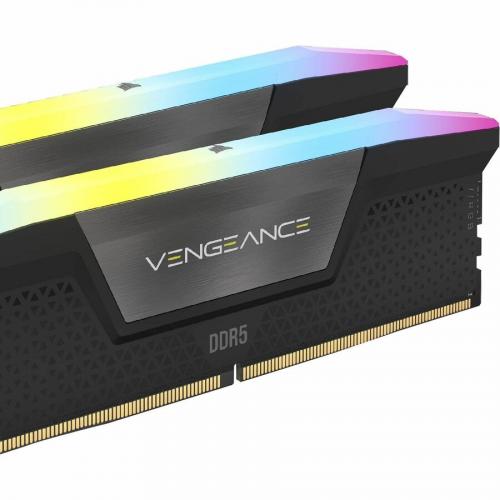 Corsair VENGEANCE RGB 64GB (2x32GB) DDR5 DRAM 6600MT/s C32 Memory Kit   Black Alternate-Image7/500