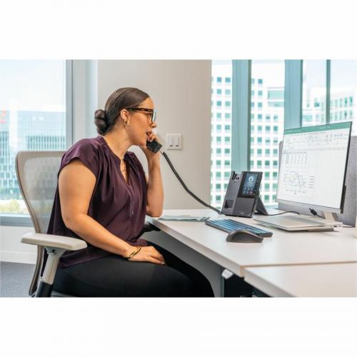 Poly CCX 505 IP Phone   Corded   Corded/Cordless   Bluetooth, Wi Fi   Desktop, Wall Mountable   Black Alternate-Image7/500