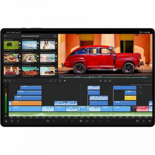 Samsung Galaxy Tab S9+ 5G SM X818U Tablet   12.4" WQXGA+   Qualcomm SM8550 AB   12 GB   256 GB Storage   Android 13   5G   Graphite Alternate-Image7/500