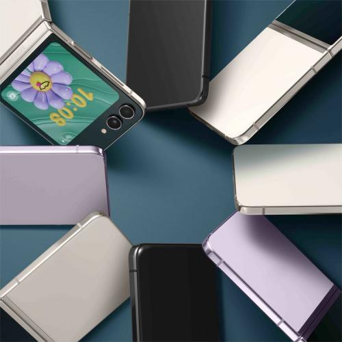 Samsung Galaxy Z Flip5 SM F731 512 GB Smartphone   6.7" Flexible Folding Screen Dynamic AMOLED Full HD Plus 1080 X 2640   Octa Core (Cortex X3Single Core (1 Core) 3.36 GHz + Cortex A715 Dual Core (2 Core) 2.80 GHz + Cortex A710 Dual Core (2 Core) ... Alternate-Image7/500