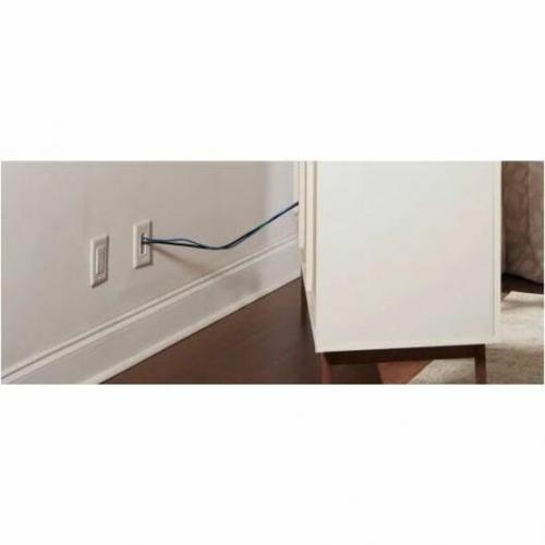 Sanus In Wall Cable Management Brush Wall Plate   White Alternate-Image7/500