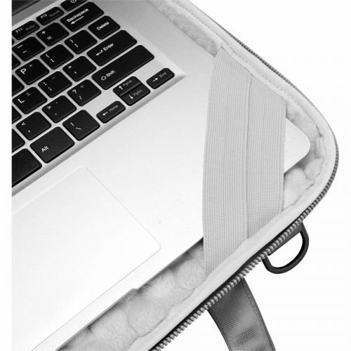 Swissdigital Design Carrying Case (Sleeve) For 14" Apple Notebook, MacBook Pro, Smartphone, Tablet, Digital Text Reader   Gray, Light Gray Alternate-Image7/500