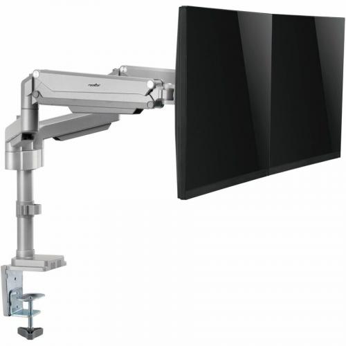 Rocstor ErgoReach Mounting Arm For LED Display, LCD Display, Monitor   Silver   Landscape/Portrait Alternate-Image7/500