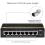 TRENDnet 8 Port GREENnet Gigabit PoE+ Switch, Supports PoE And PoE+ Devices, 61W PoE Budget, 16Gbps Switching Capacity, Data & Power Via Ethernet To PoE Access Points & IP Cameras, Black, TPE TG82G Alternate-Image8/500