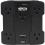 Tripp Lite By Eaton Safe IT 5 Outlet Surge Protector, USB A/USB C Ports, 5 15P Direct Plug In, 1050 Joules, Antimicrobial Protection, Black Alternate-Image8/500