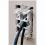 Sanus In Wall Cable Management Brush Wall Plate   White Alternate-Image8/500
