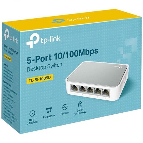 TP LINK TL SF1005D   5 Port 10/100 Mbps Fast Ethernet Switch Alternate-Image8/500