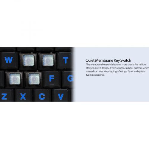 Adesso 3 Color Illuminated Mini Keyboard Alternate-Image8/500