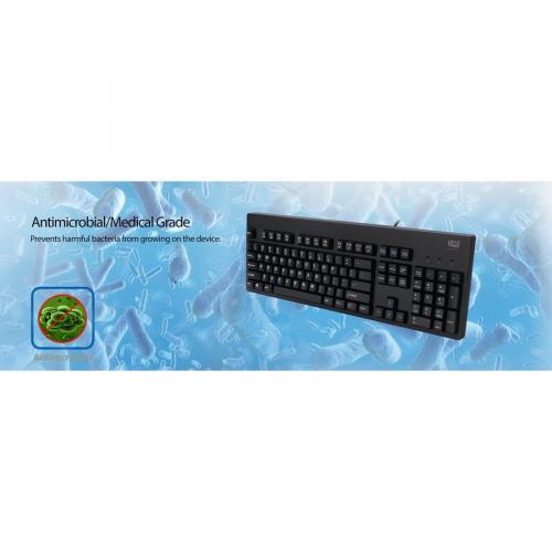 Adesso EasyTouch 630UB   Antimicrobial Waterproof Keyboard Alternate-Image8/500