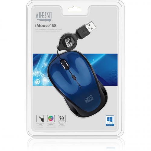 Adesso IMouse S8L   USB Illuminated Retractable Mini Mouse Alternate-Image8/500